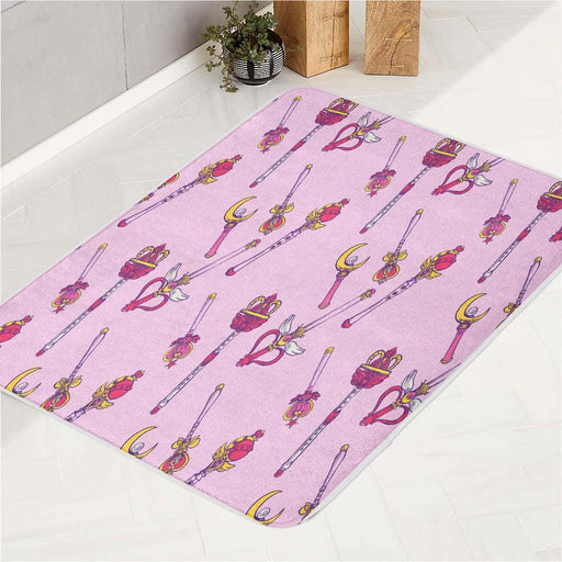 sailor moon magic wand bath rugs