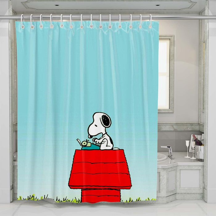 snoopy cartoon network shower curtains