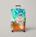 shining goku dragon ball Luggage Covers | Suitcase