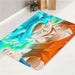 shining goku dragon ball bath rugs