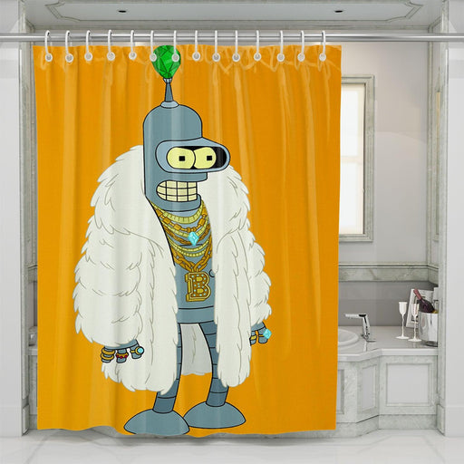 Rich Futurama shower curtains