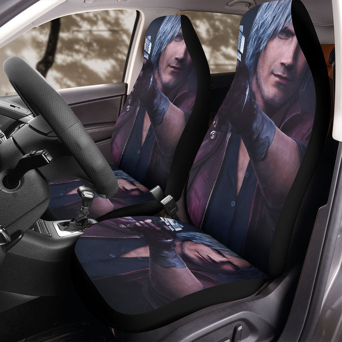 shooting dmc dante badass Car Seat Covers