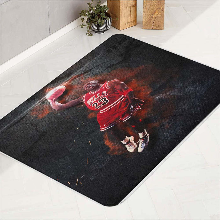 rich player bulls nba bath rugs