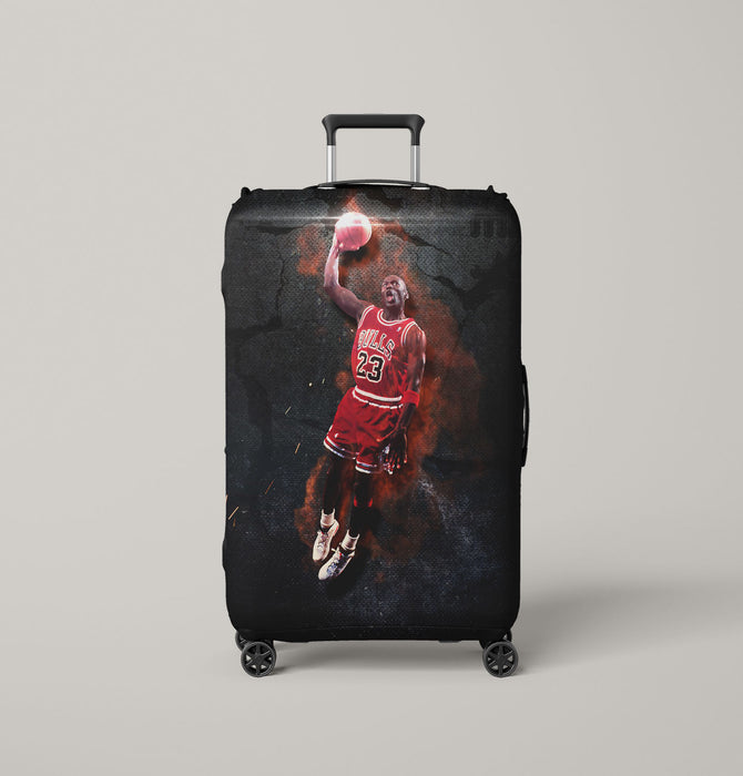 rich player bulls nba Luggage Covers | Suitcase