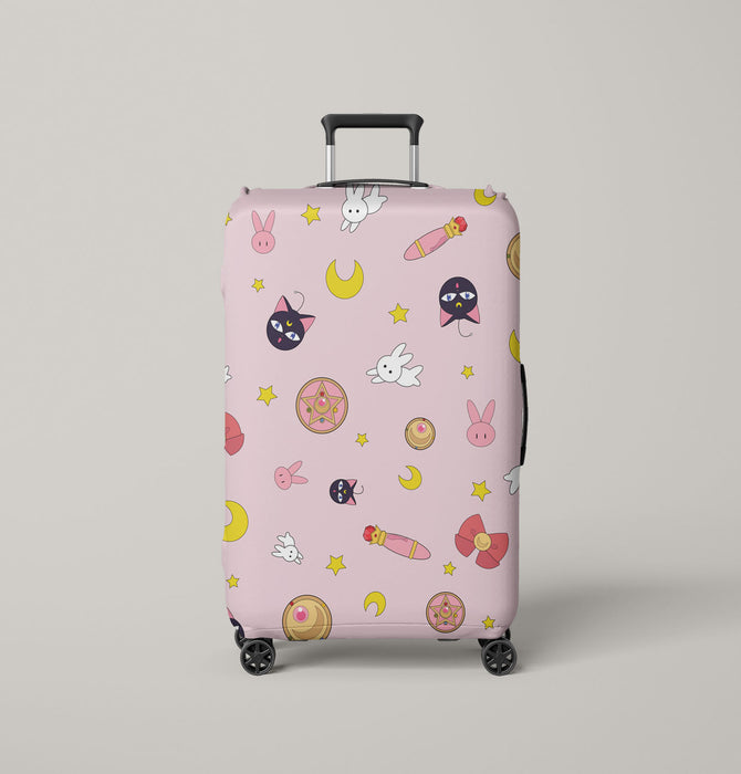 sailor moon stuff anime series Luggage Cover | suitcase