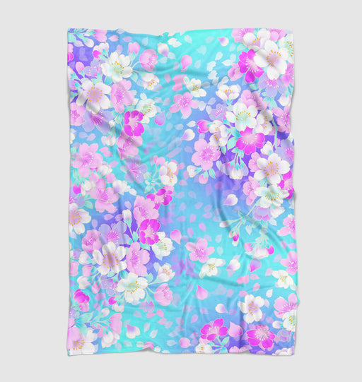 sakura flower blossom japan Ultra soft fleece blanket