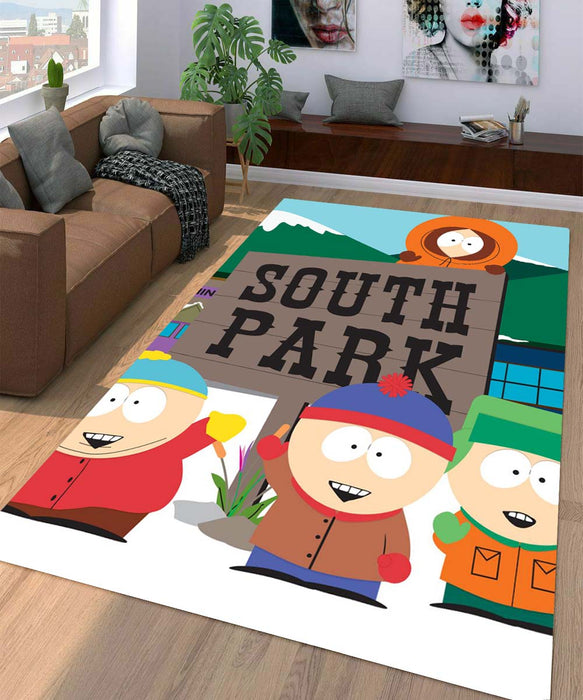 south park cartoon network Living room carpet rugs