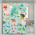 saltwater shores ocean flora shower curtains