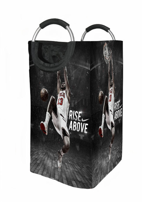 rise  above nike player Laundry Hamper | Laundry Basket