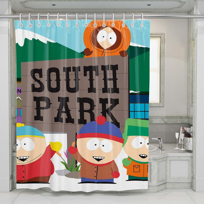 south park cartoon network shower curtains