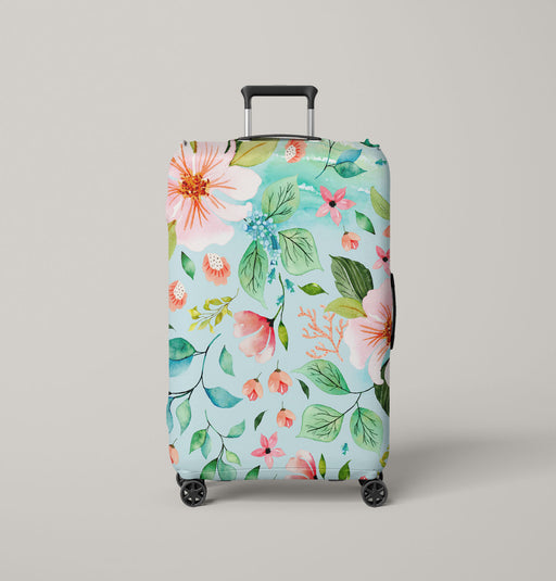 saltwater shores ocean flora Luggage Cover | suitcase