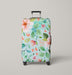 saltwater shores ocean flora Luggage Cover | suitcase