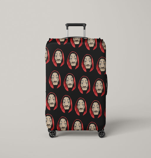 salvador dali mask money heist Luggage Cover | suitcase