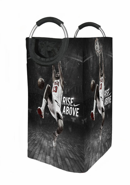 rise above of nba player Laundry Hamper | Laundry Basket