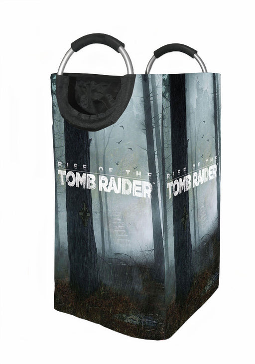 rise of the tomb raider woods Laundry Hamper | Laundry Basket