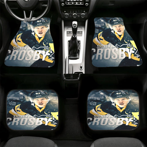 sidney crosby as best player Car floor mats Universal fit