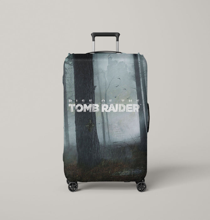 rise of the tomb raider woods Luggage Covers | Suitcase