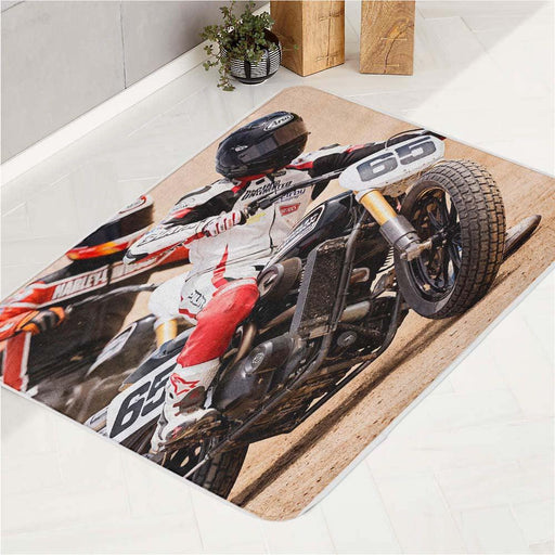 risk of motocross bath rugs