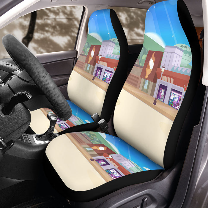 silent island steven universe Car Seat Covers