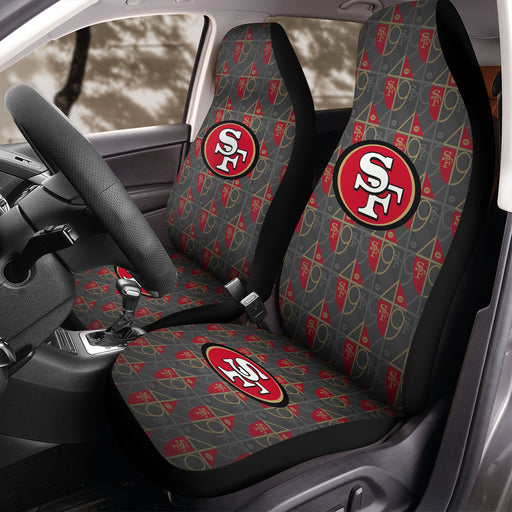 san francisco 49ers gold pattern Car Seat Covers