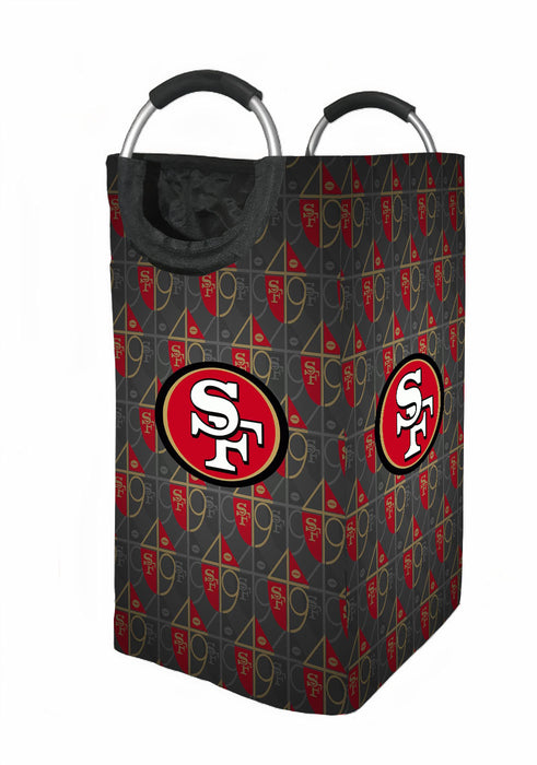 san francisco 49ers gold pattern Laundry Hamper | Laundry Basket