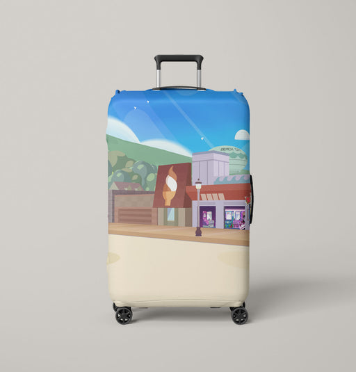 silent island steven universe Luggage Covers | Suitcase