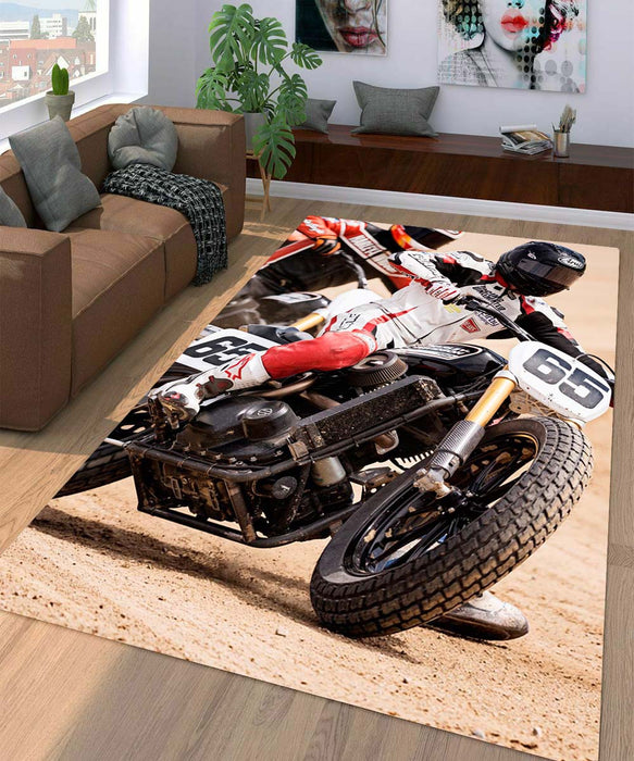 risk of motocross Living room carpet rugs