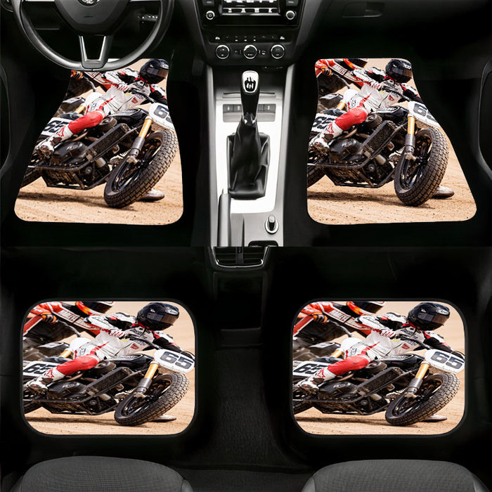 risk of motocross Car floor mats Universal fit