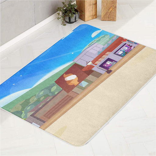 silent island steven universe bath rugs