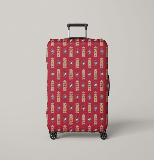 san francisco 49ers pattern Luggage Cover | suitcase