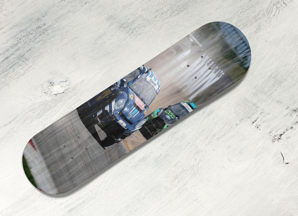 road to finish racing car Skateboard decks