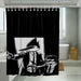 spiderman miles moreles shower curtains