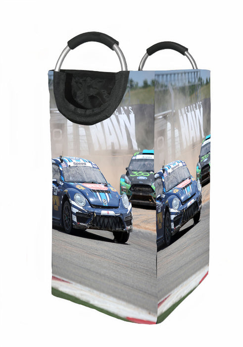 road to finish racing car Laundry Hamper | Laundry Basket