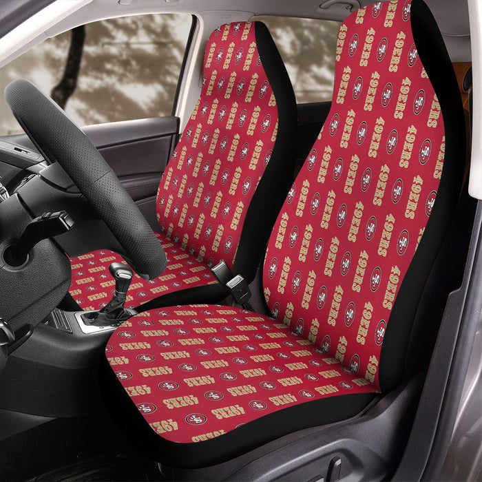 san francisco 49ers pattern Car Seat Covers