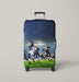 road to the match nfl football Luggage Covers | Suitcase