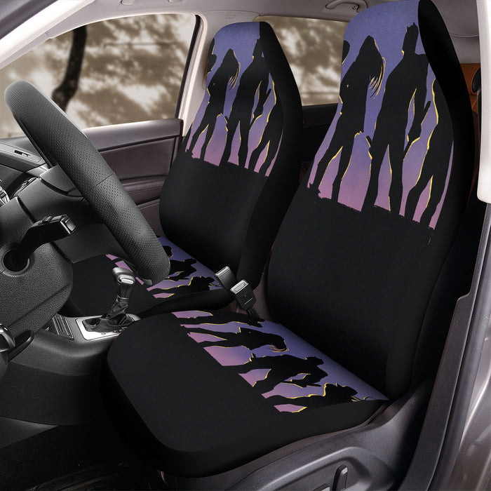 silhouette of daredevil marvel Car Seat Covers