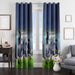 road to the match nfl football window Curtain