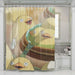 Spiried away animal cute scene shower curtains