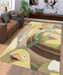 Spiried away animal cute scene Living room carpet rugs