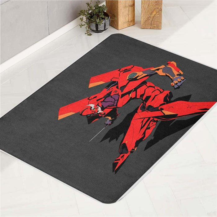 robbot from evangelion anime bath rugs