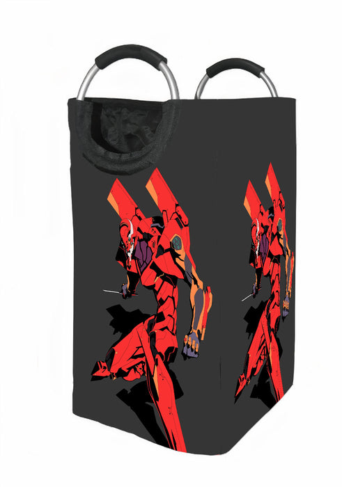 robbot from evangelion anime Laundry Hamper | Laundry Basket