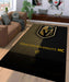 rock vegas golden knights Living room carpet rugs