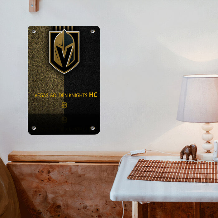 rock vegas golden knights Poster Metal print wall art