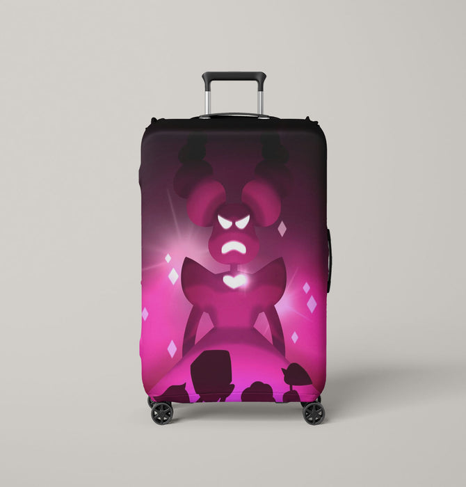 silhouette steven universe purple Luggage Covers | Suitcase