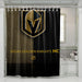 rock vegas golden knights shower curtains