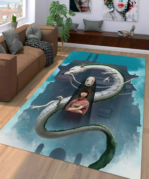 Spiried away painting Living room carpet rugs