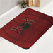 simple logo spiderman far from home bath rugs