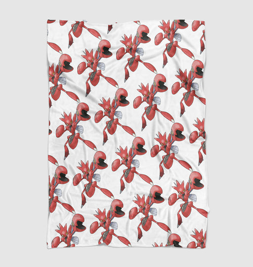 scizor monster from pokemon Ultra soft fleece blanket