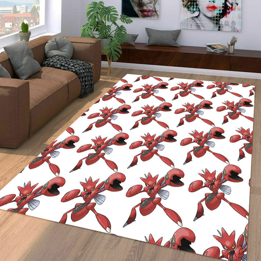 scizor monster from pokemon Living room carpet rugs