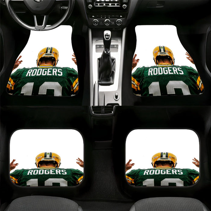 rodgers green bay packers Car floor mats Universal fit